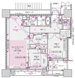 THE CROSS CITY TOWERの物件間取画像